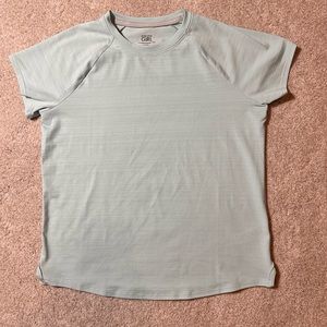 Athleta girl light blue shirt youth L/12